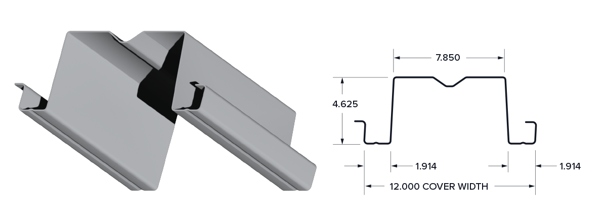 4.5x12 Bridge-Dek® Profile