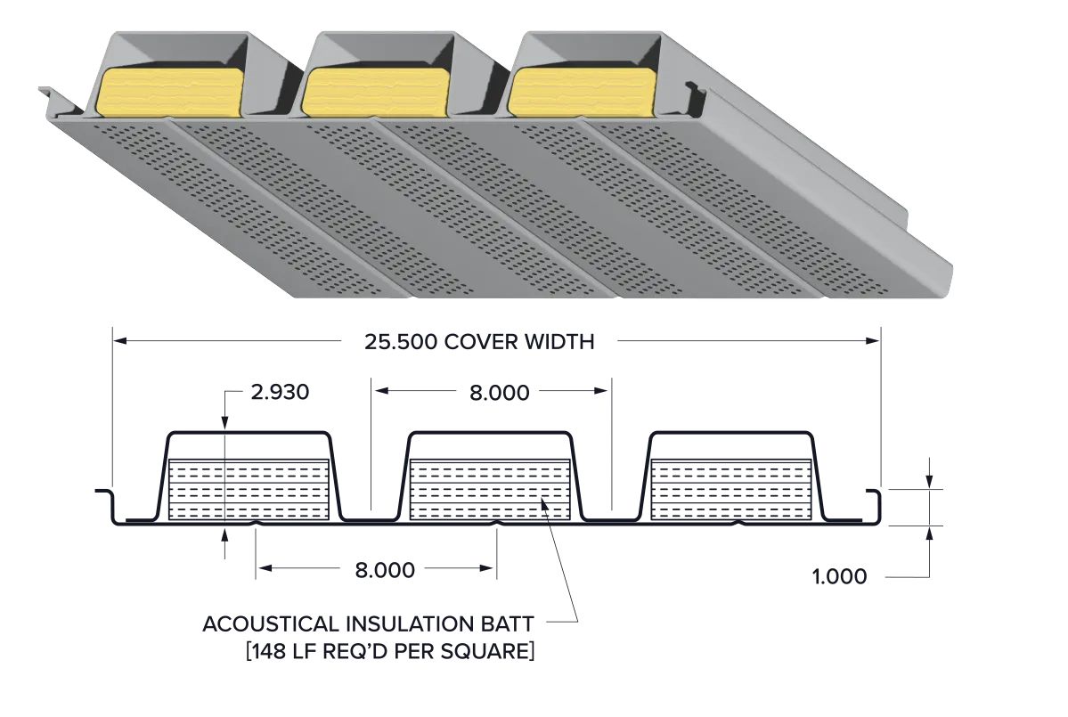 Curve-Dek® Welded Cellular Acoustical