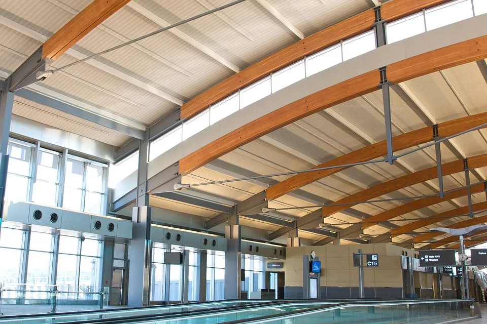 Curve-Dek® steel deck for architectural applications