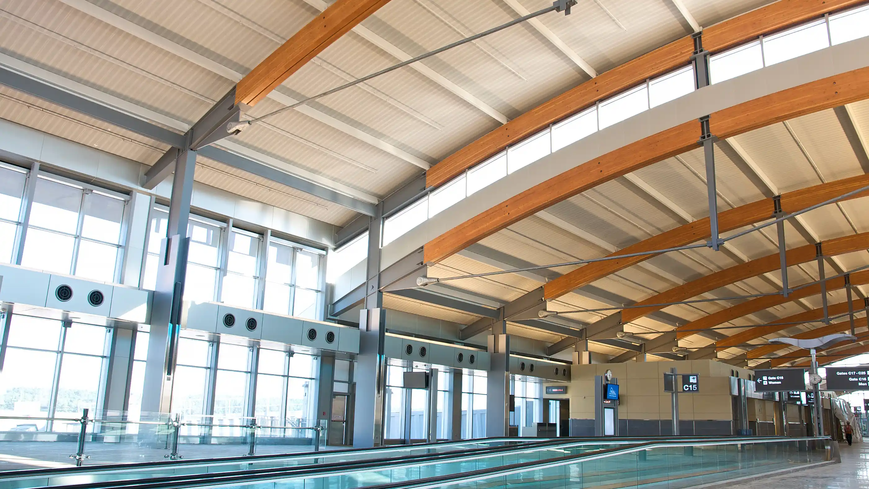 Curve-dek® Raleigh Durham Airport terminal