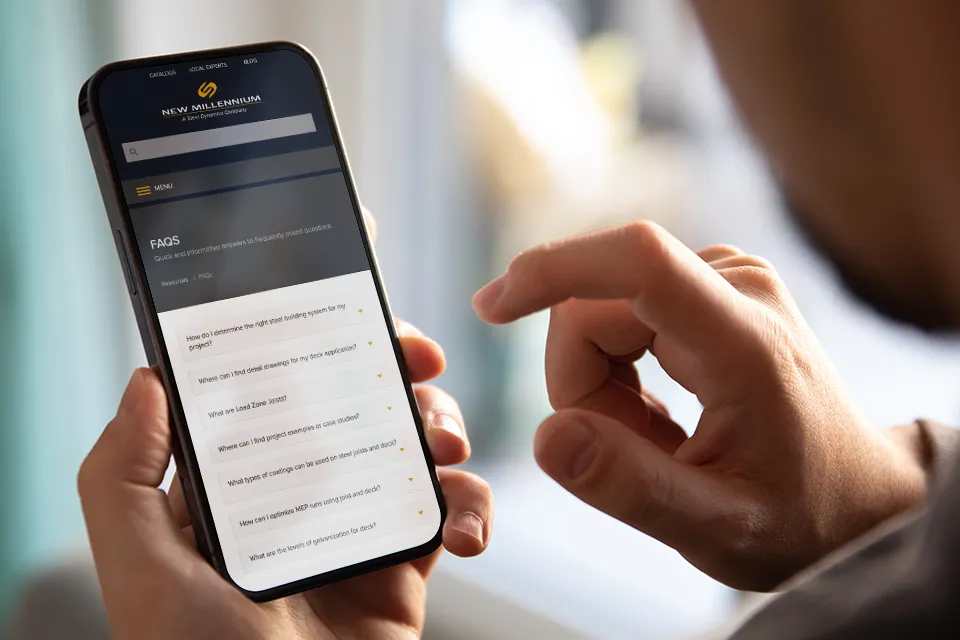 Close up mobile device and FAQs