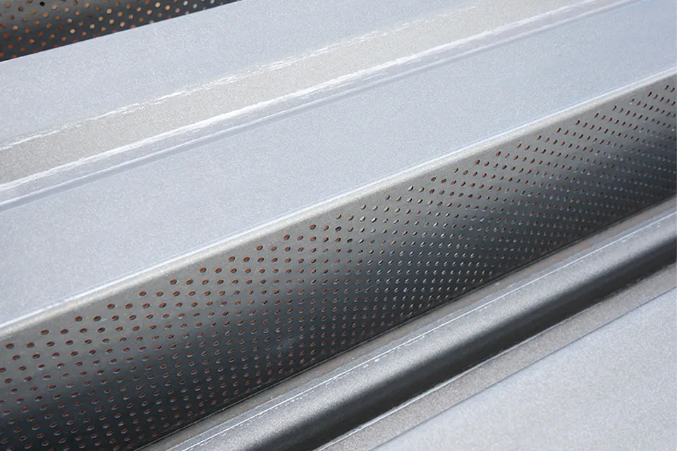 Close up NRC Acoustical Deck