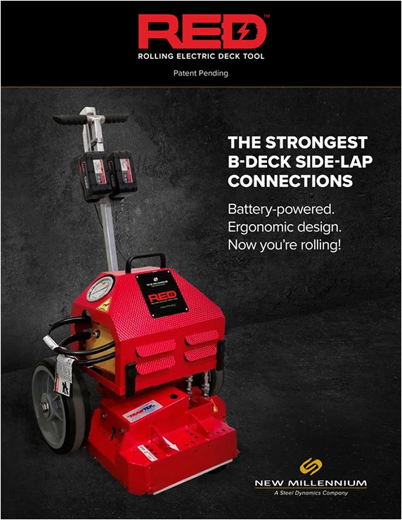 RED® Rolling Electric Deck Tool Brochure Cover