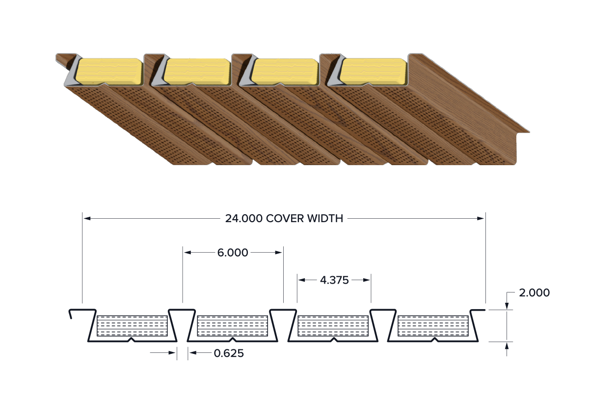 Versa-Dek® 2.0 LS SES Acoustical Profile