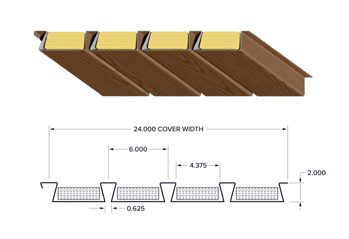 Versa-Dek® 2.0 S ESA Acoustical Profile