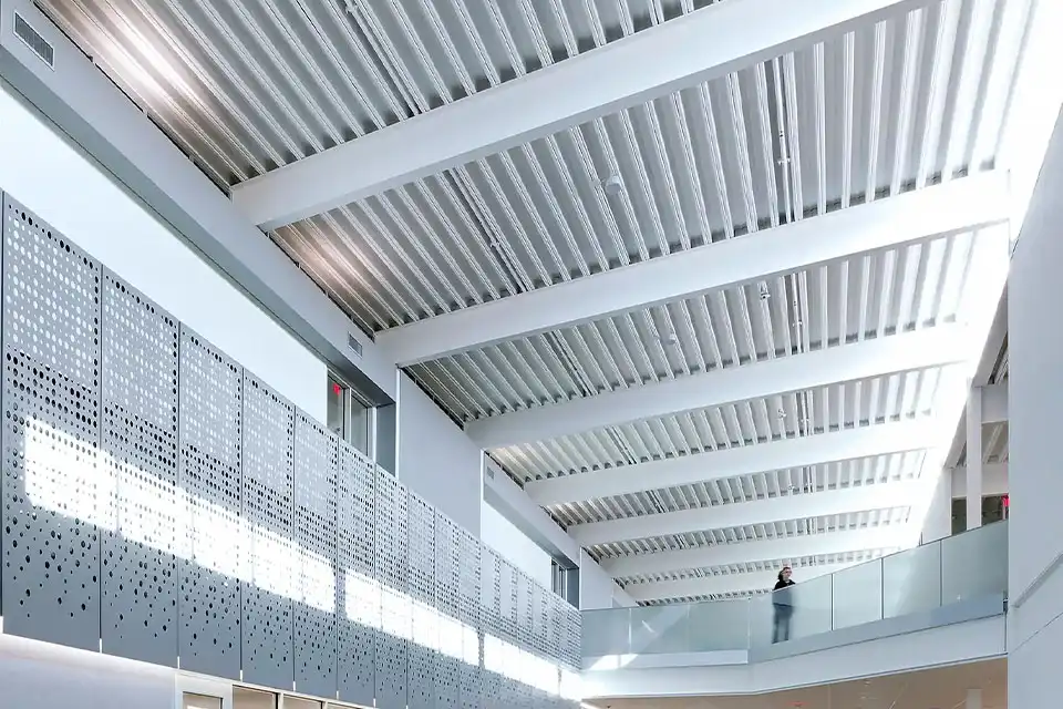 Deep-Dek® steel deck for architectural applications