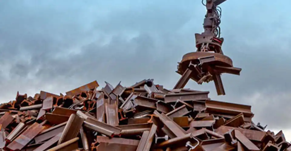Recycled ferrous scrap metal
