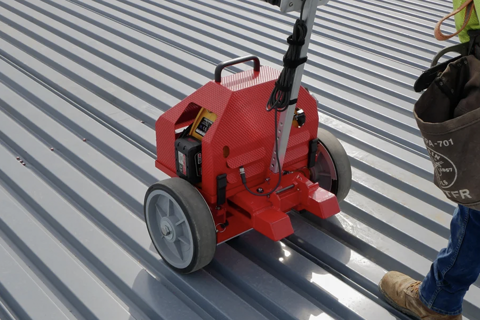 Close up of RED® deck tool