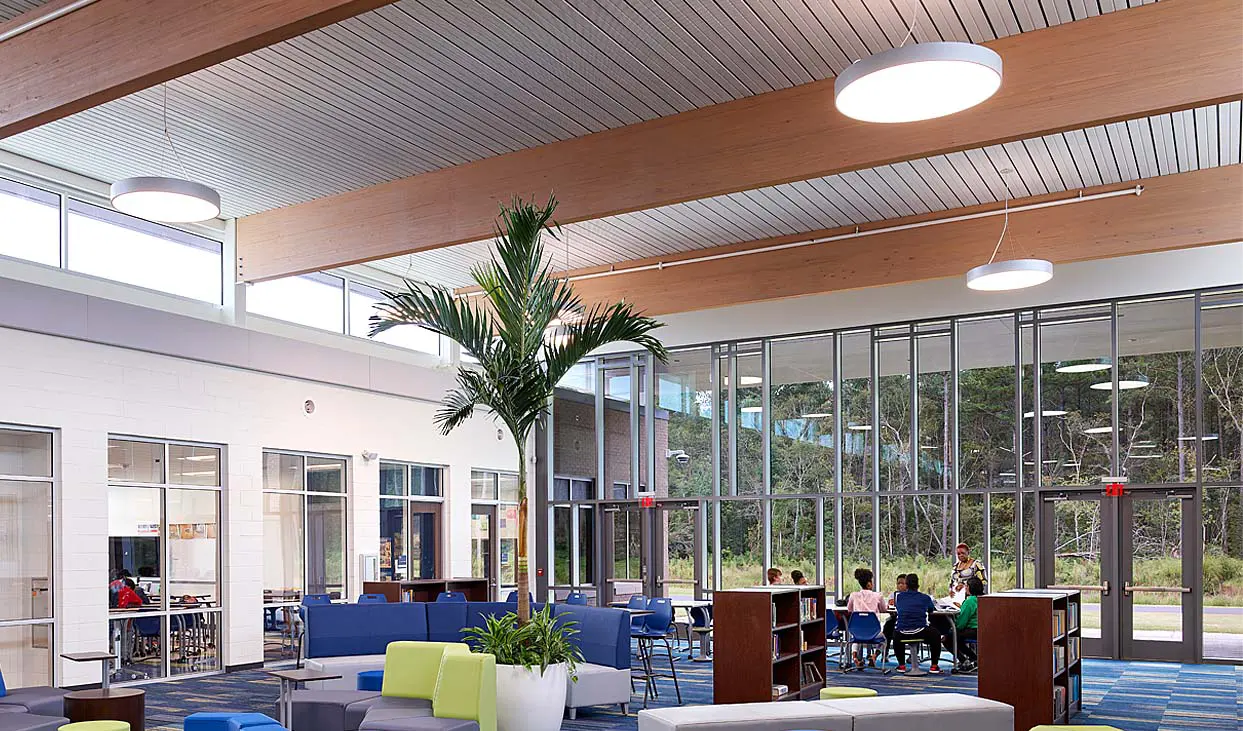 Versa-Dek® roof deck in Jones County School