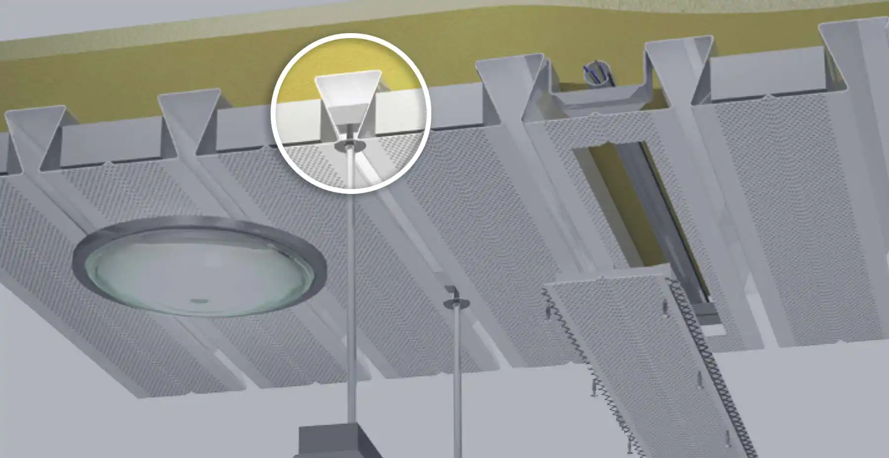 Illustration of Versa-Wedge® installed