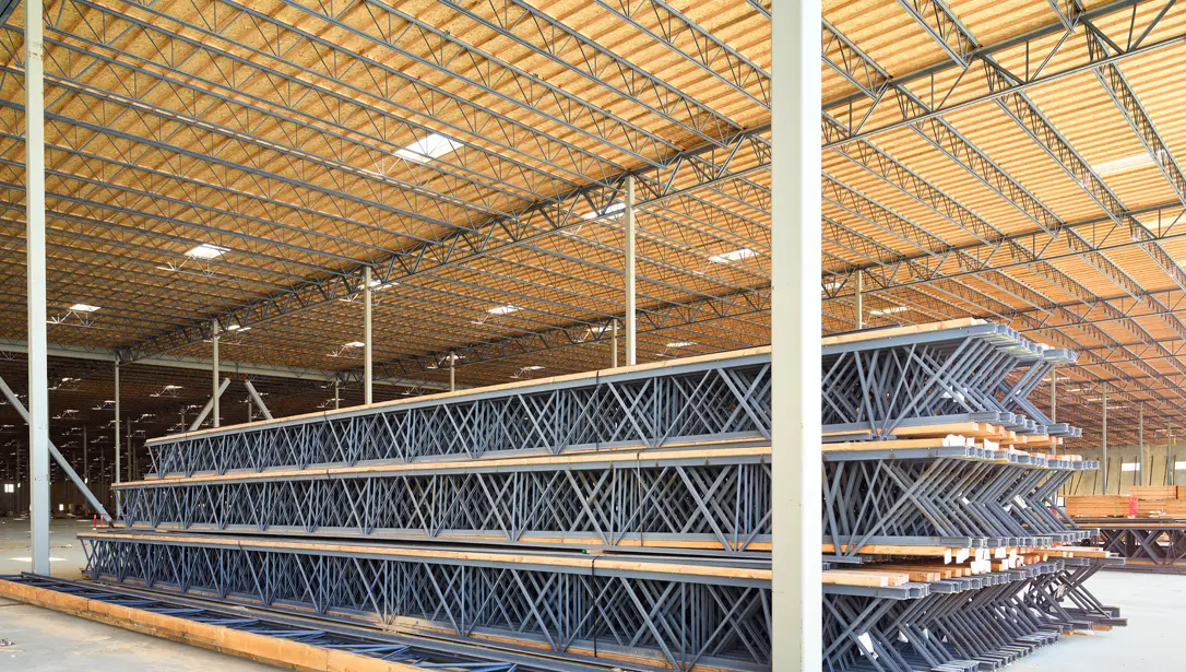 WN-Series Wood Nailer Joists on site